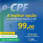 Preço promocional para certificado digital pessoa física