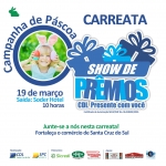 Carreata apresenta campanha Show de Prêmios CDL Presente com Você neste sábado