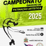 Santa Cruz do Sul será palco do Campeonato Gaúcho de Patinação Artística 2025