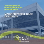 As vantagens do uso das estruturas pré-moldadas - Maior previsibilidade de custos