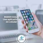 Beber água - Use aplicativos de celular