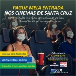 CDL firma parceria com cinemas de Santa Cruz