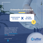 Entenda a diferença entre  filtro e purificador de água