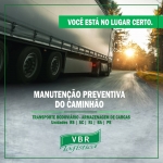 Manutenção preventiva do caminhão