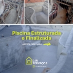 Piscina estruturada finalizada