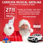 CDL Presente com você: Carreata musical na sexta-feira vai marcar o lançamento da campanha de Natal