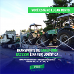 Transporte de cargas com excesso é na VBR Logística