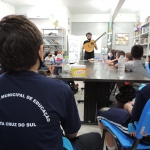 Workshop estimula prática musical em alunos da EMEF Duque de Caxias