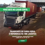 Transporte de carga geral é referência na VBR Logística