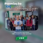 Entrega do troféu ouro Log-in para equipe da VBR de Rio Grande